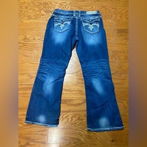 Women’s Like New Rock Revival Easy Boot Jeans 36 18w
